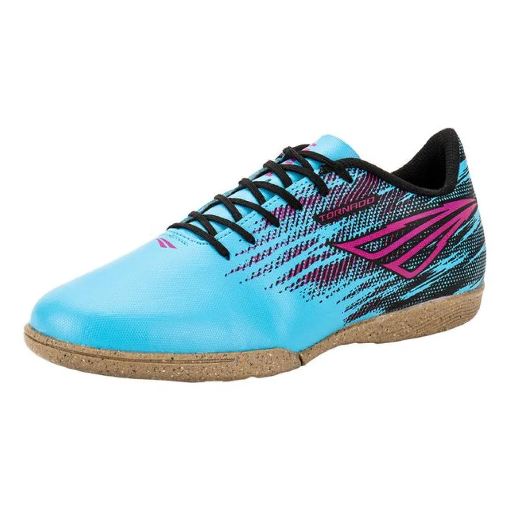 Chuteira Masculina Indoor Tornado Penalty 124286 AZUL/ROSA 38