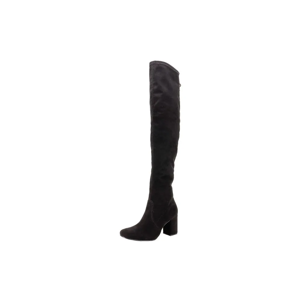 Bota Feminina Over The Knee Via Marte 024001 PRETO/CAMURÇA 34