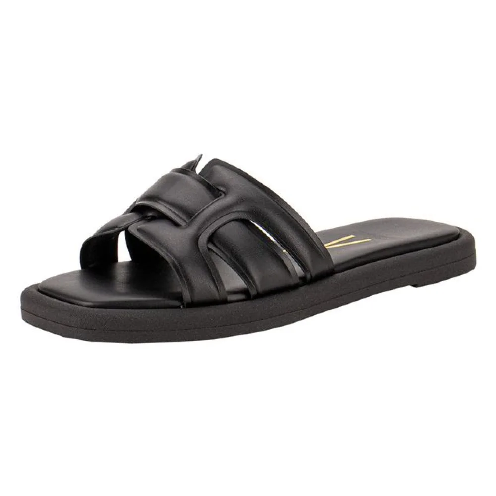 Tamanco Feminino Flat Vizzano 6522101 PRETO 34