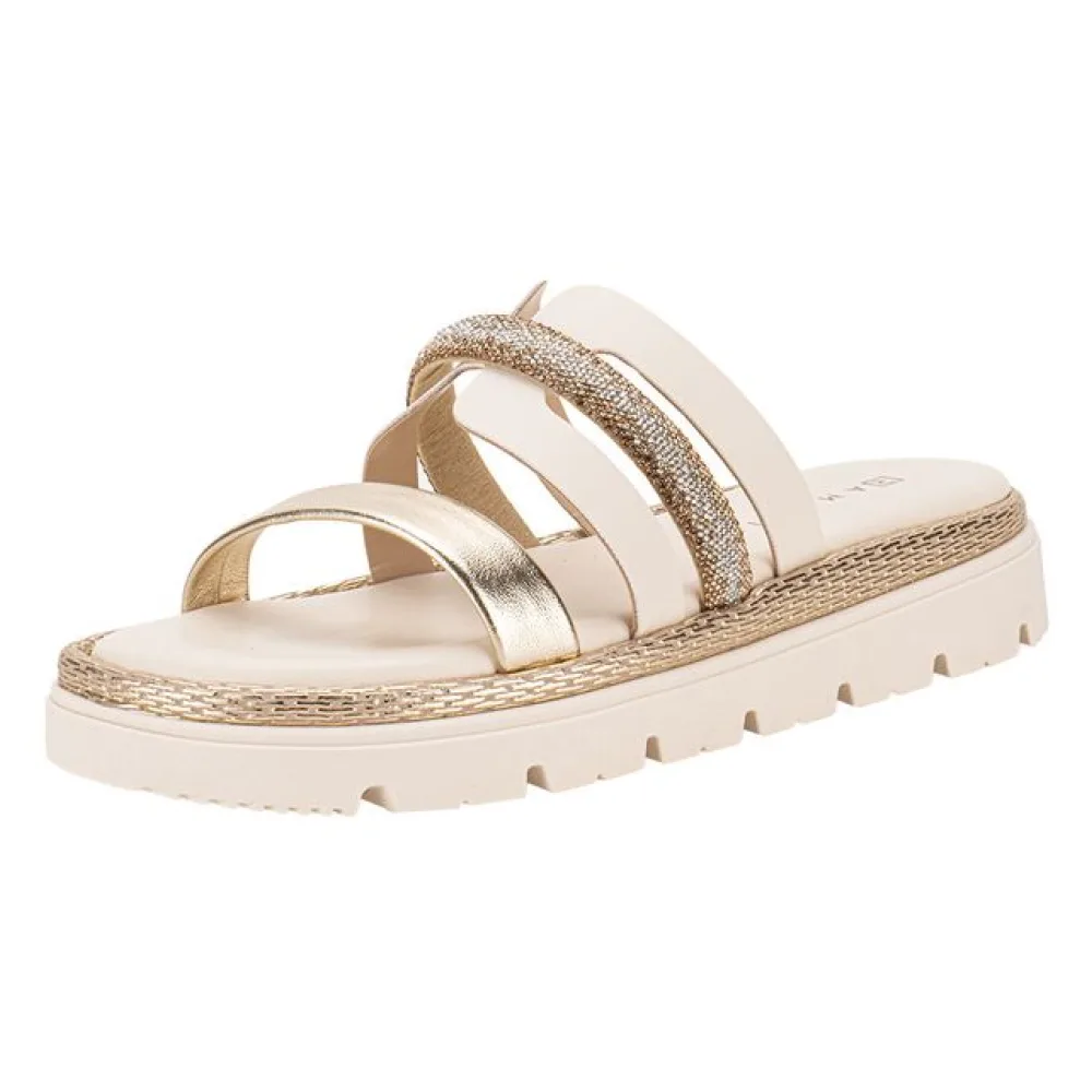 Tamanco Feminino Flat Ramarim 2429202 OURO 34