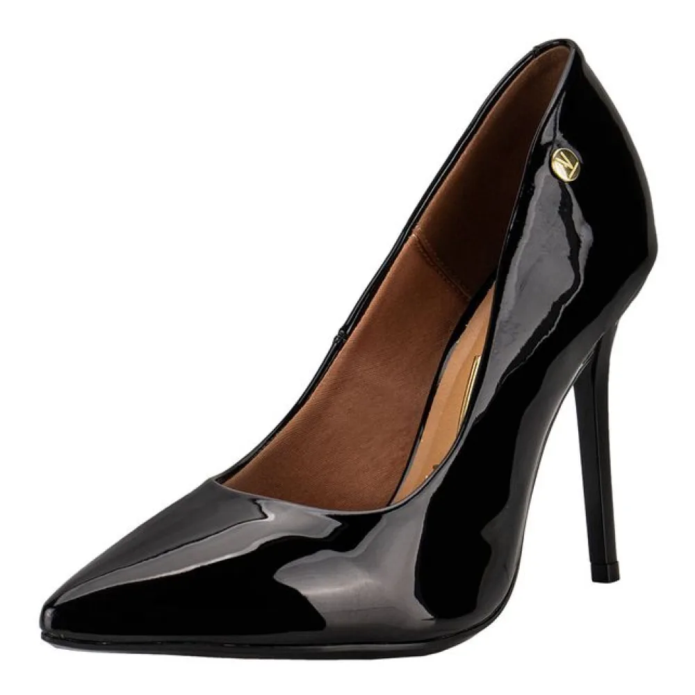Scarpin Feminino Salto Fino Vizzano 1421100 VERNIZ/PRETO 37