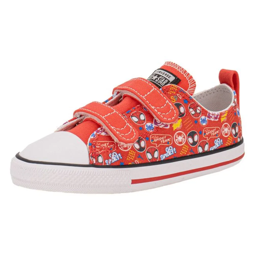 Tênis Infantil Chuck Taylor 2V Homem Aranha Converse All Star CK1310 VERMELHO 19
