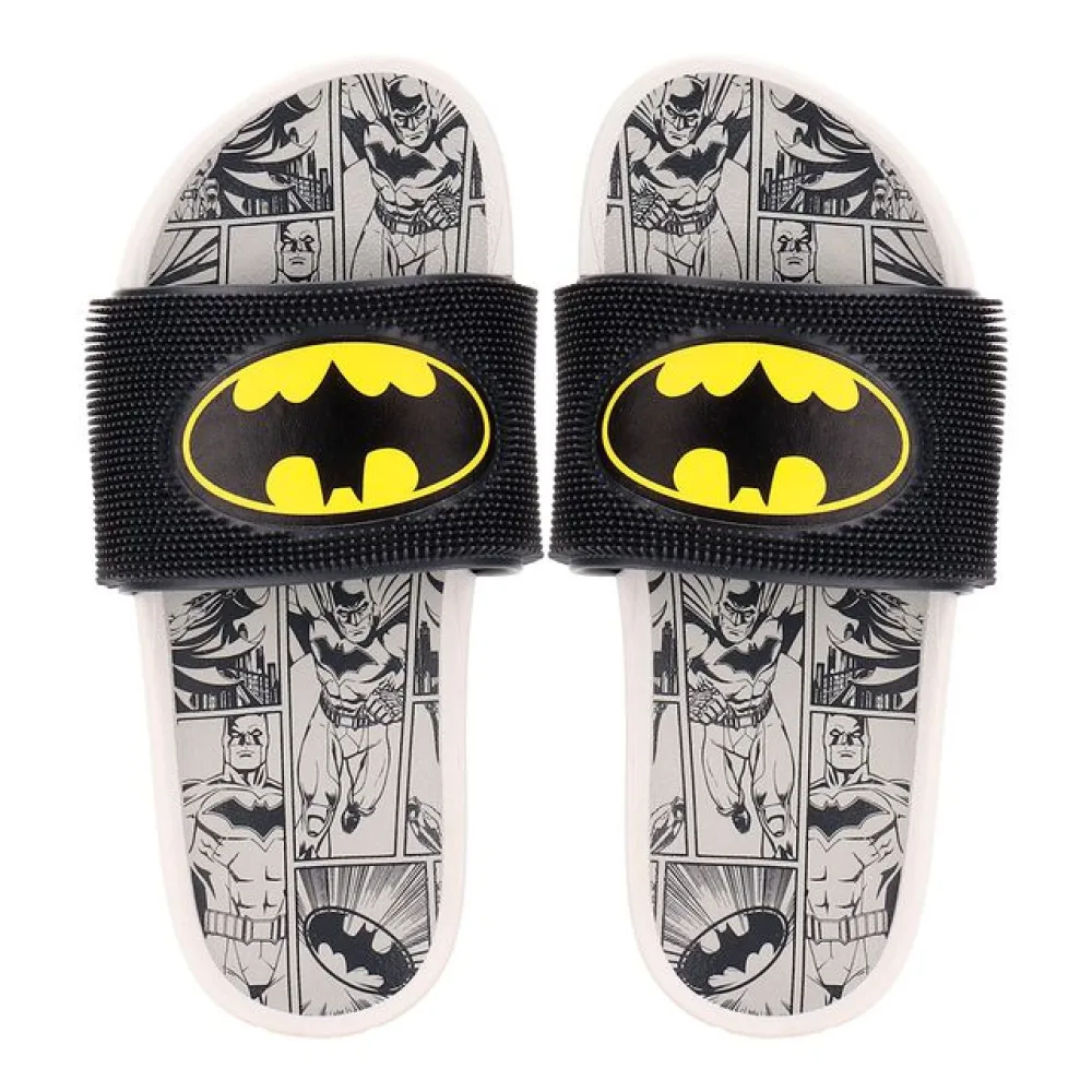 Chinelo Infantil Slide Batman Darkness Grendene Kids 23183 CINZA 30