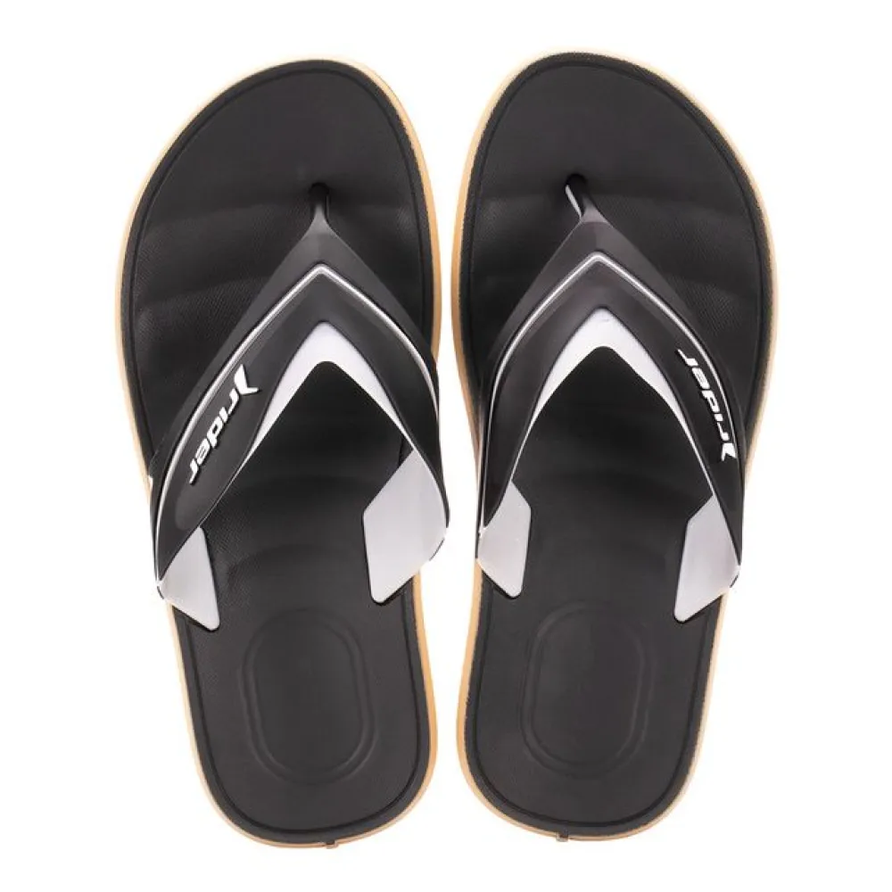 Chinelo Masculino Free III Rider 12455 PRETO/BEGE 37/38