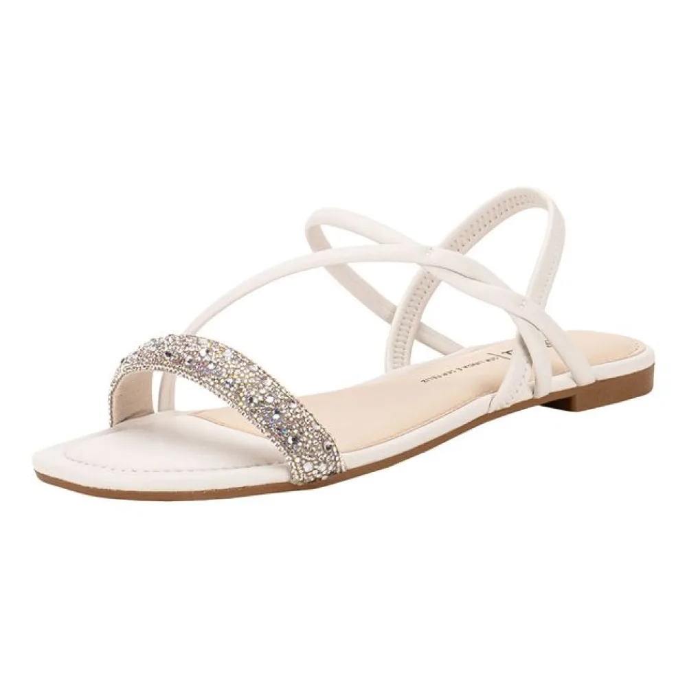 Sandália Feminina Flat Dakota Y7713 BRANCO 35