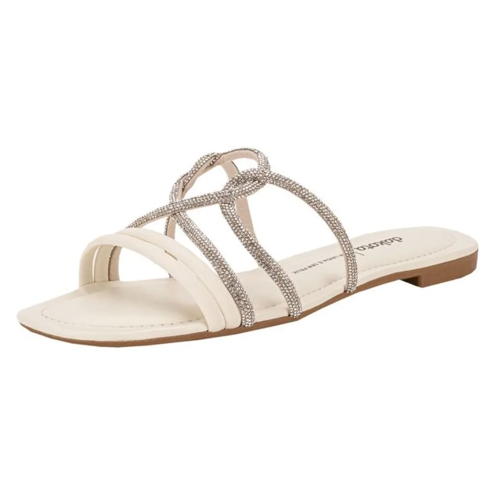 Tamanco Feminino Flat Dakota Y7922 MARFIM 34