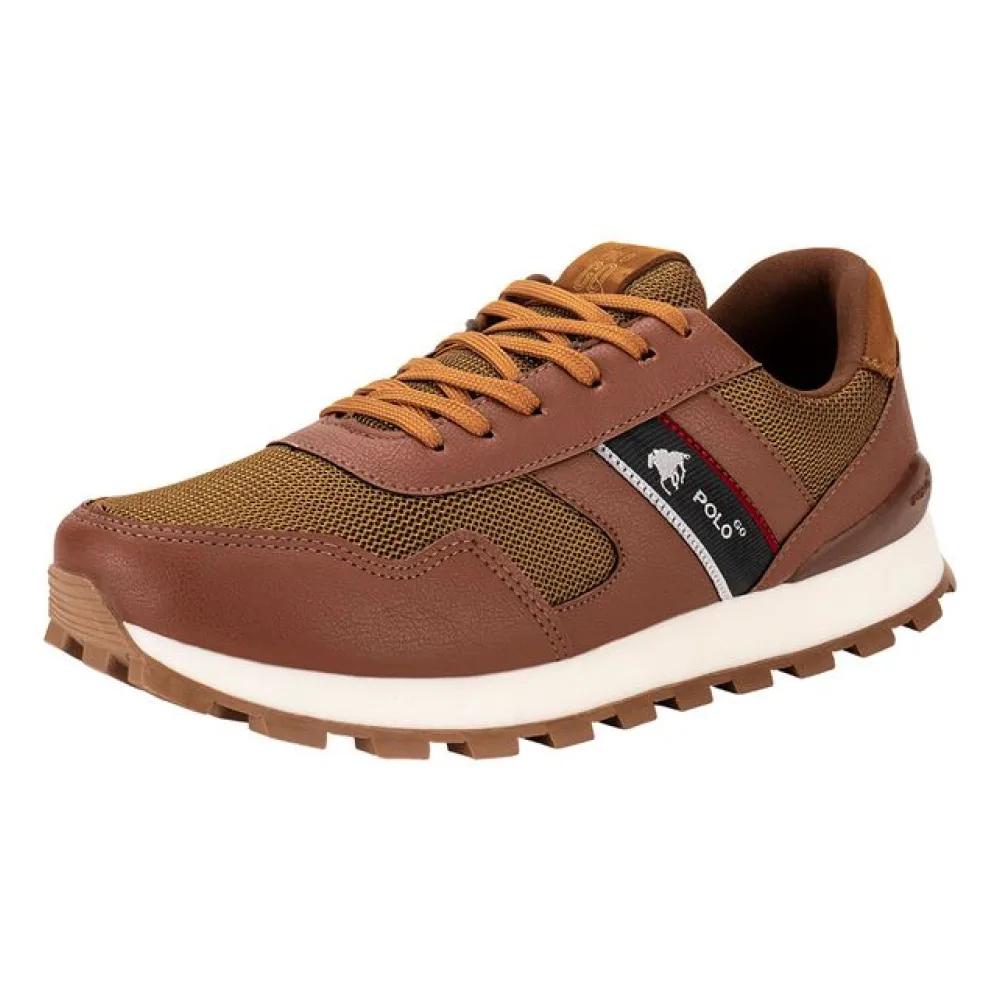 Tênis Masculino Casual Polo Go GO355 CARAMELO 41