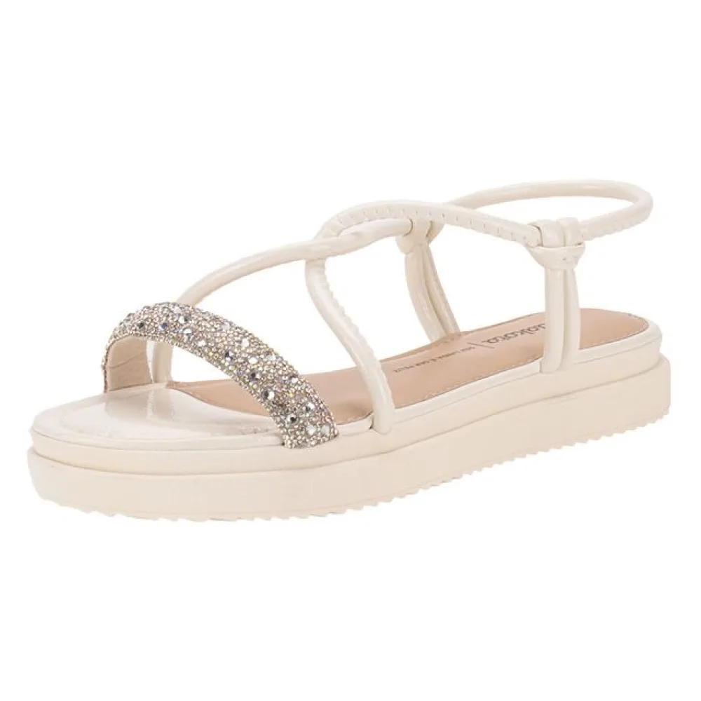 Sandália Feminina Flat Dakota Y7631 BRANCO 37