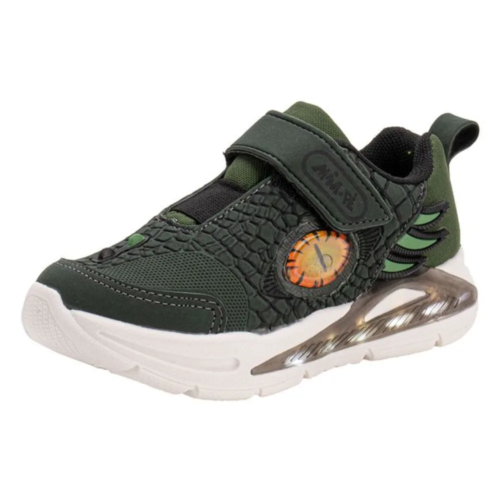 Tênis Infantil Masculino Led Minipé MP2418 VERDE 27