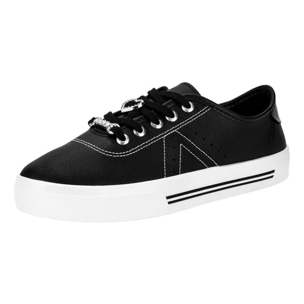 Tênis Feminino Casual Moleca 5667345 PRETO 34