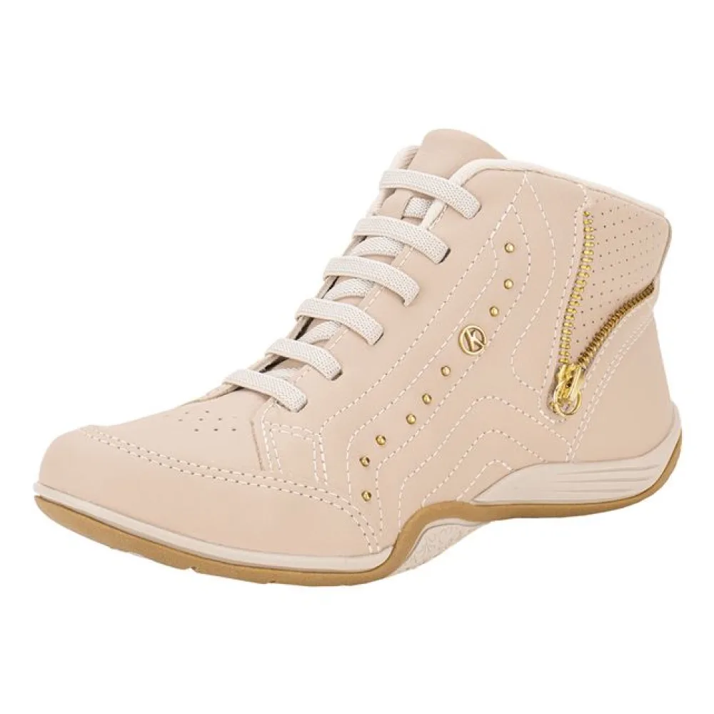 Tênis Feminino Cano Alto Kolosh C3682 BEGE 35