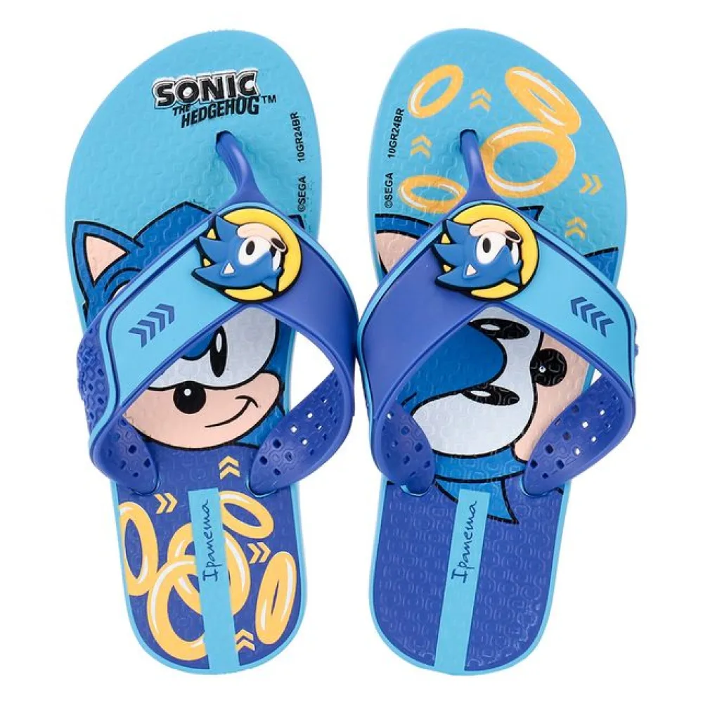Chinelo Infantil Masculino Sonic Iconic Ipanema 27328 AZUL 23/24