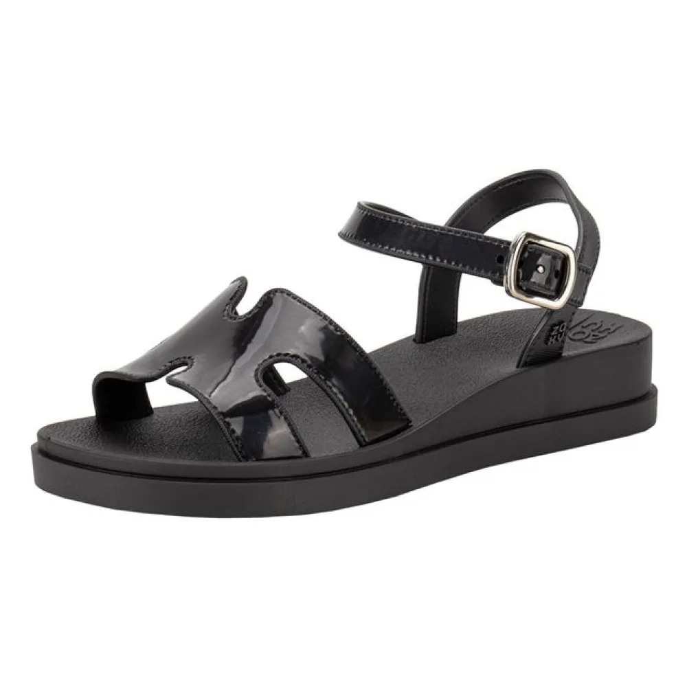 Sandália Feminina Flat Daily Zaxy 19155 PRETO 33/34