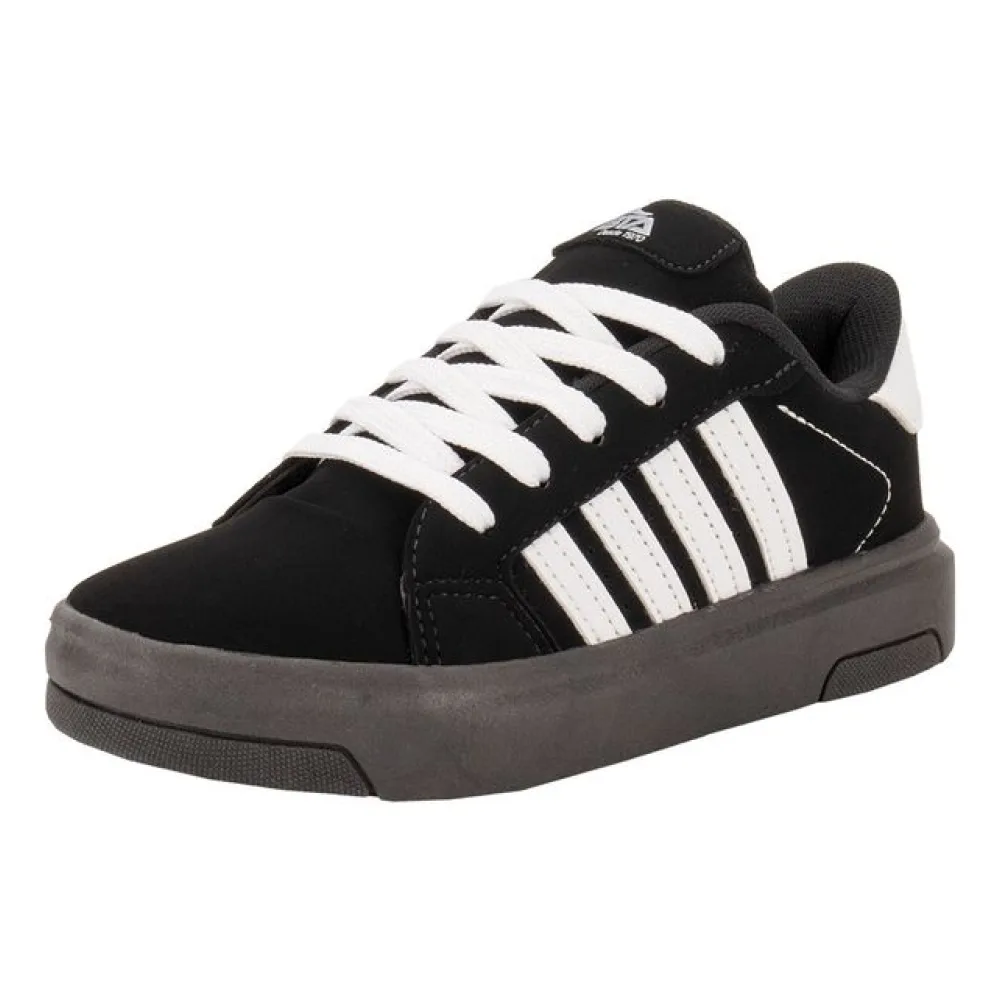 Tênis Infantil Masculino Batatinha 2007 PRETO/BRANCO 28