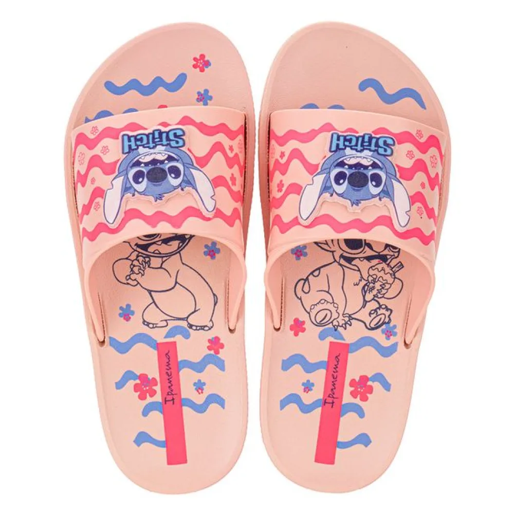 Chinelo Infantil Slide Disney Stitch Grendene Kids 27367 ROSA 25