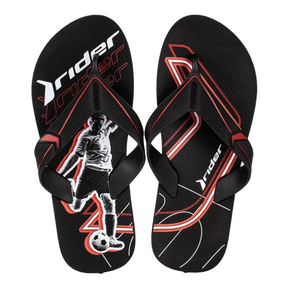 Chinelo Masculino Dash Rider 12471 PRETO/VERMELHO 37/38