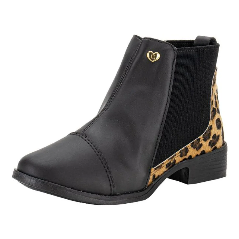 Bota Infantil Feminina Kidy 0700017 PRETO 28
