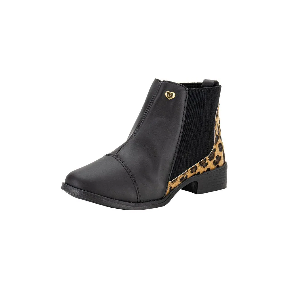 Bota Infantil Feminina Kidy 0700017 PRETO 28