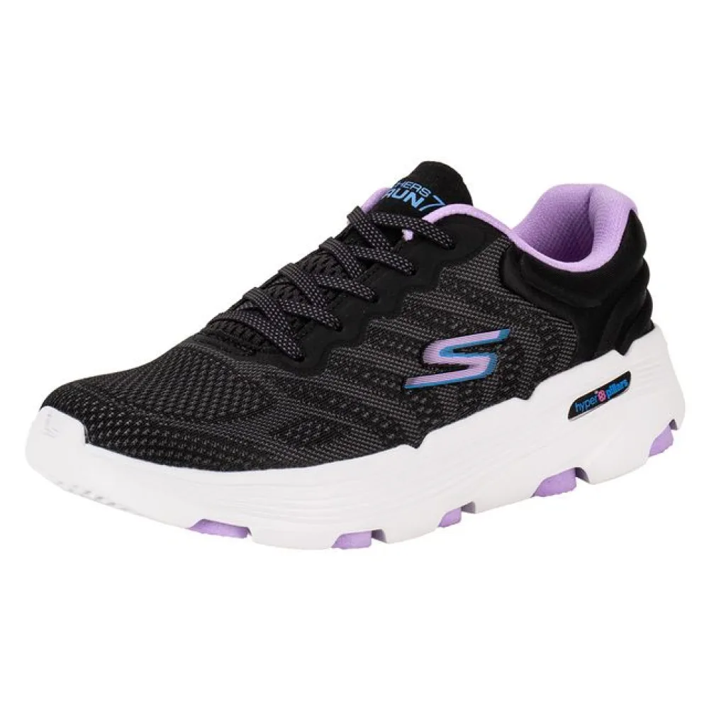 Tênis Feminino Go Run 7.0 Driven Skechers 129335 PRETO/LILAS 34