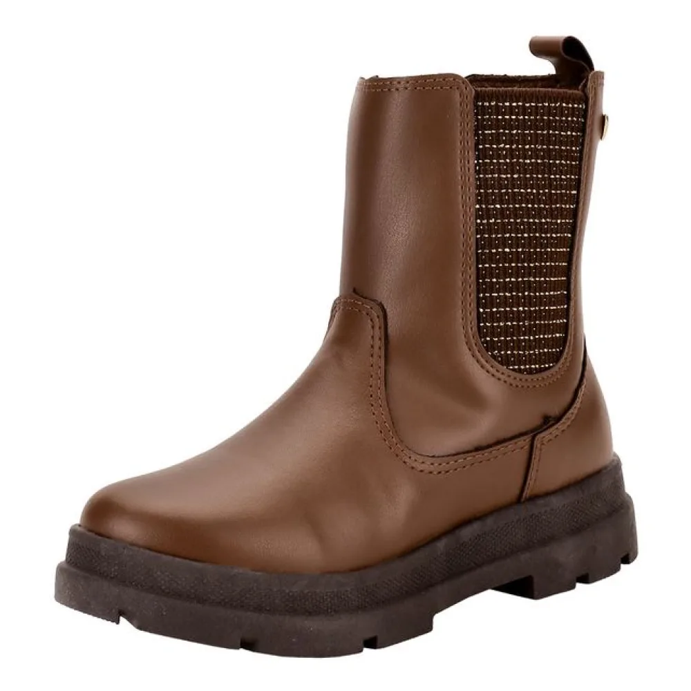 Bota Infantil Feminina Style Kidy 3630018 CAFÉ 28