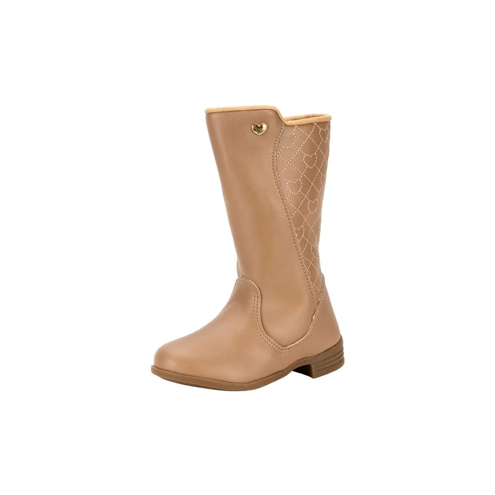 Bota Infantil Feminina Montaria Baby Kidy 0360045 SALMÃO 22