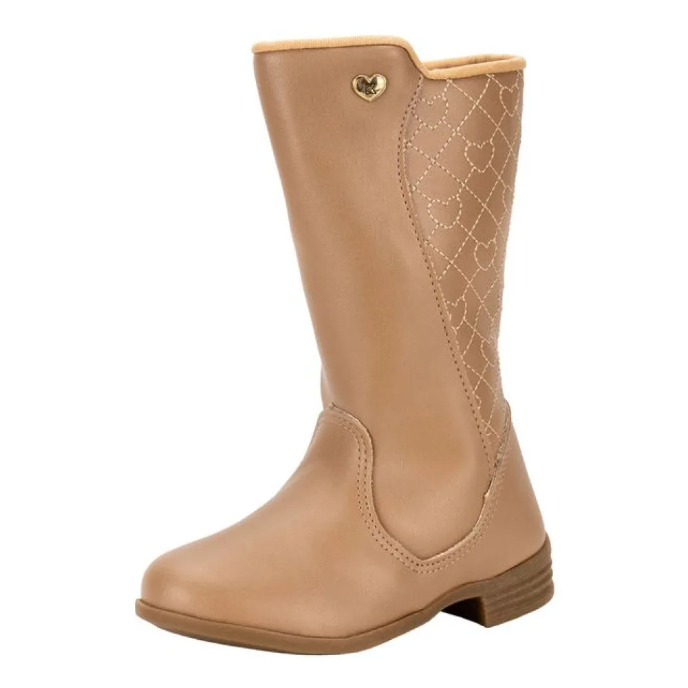 Bota Infantil Feminina Montaria Baby Kidy 0360045 SALMÃO 22