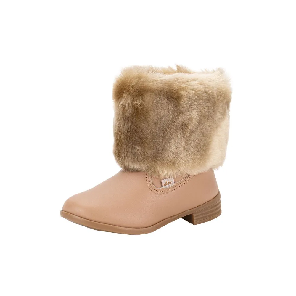 Bota Infantil Feminina Montaria Baby Kidy 0360035 SALMÃO 22
