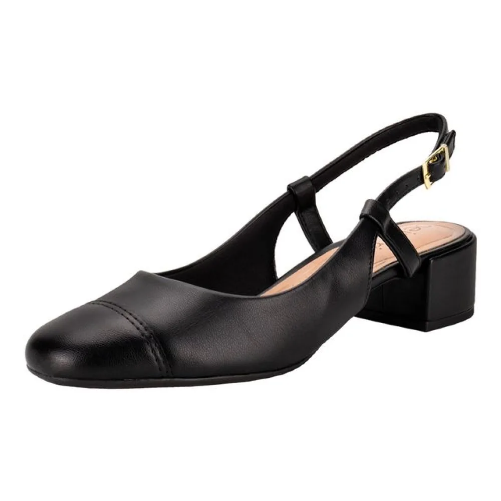 Sapato Feminino Salto Grosso Beira Rio 4301111 PRETO 35