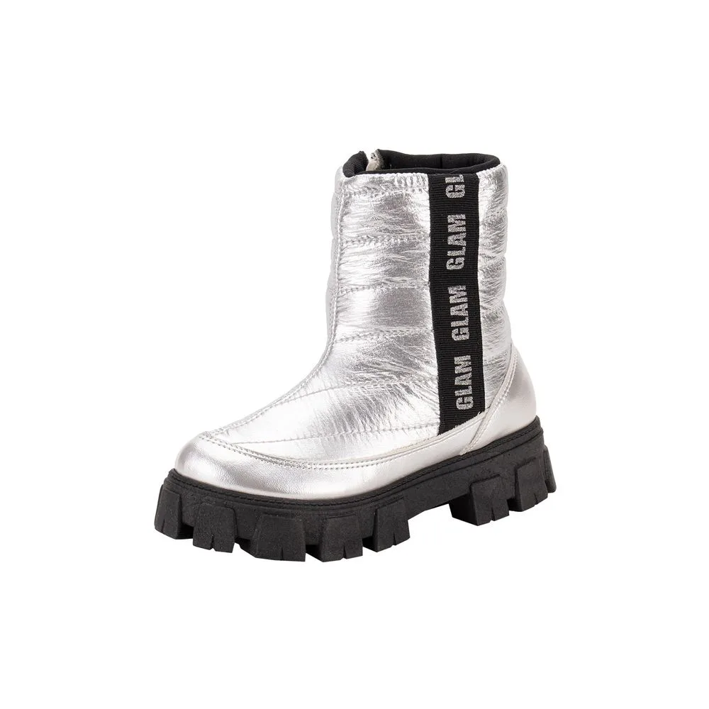 Bota Infantil Feminina Fanfik Trendy Kidy 4340007 PRATA 31