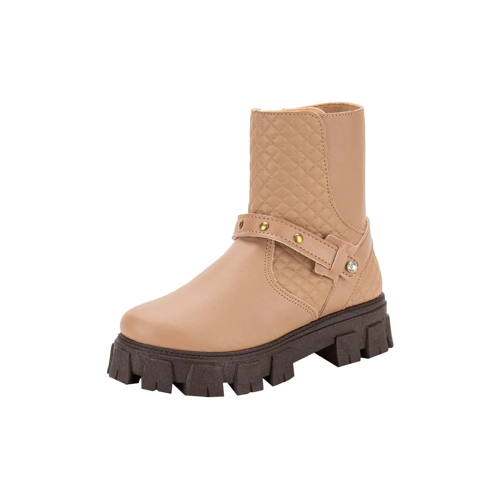 Bota Infantil Feminina Fanfik Trendy Kidy 4340006 SALMÃO 31