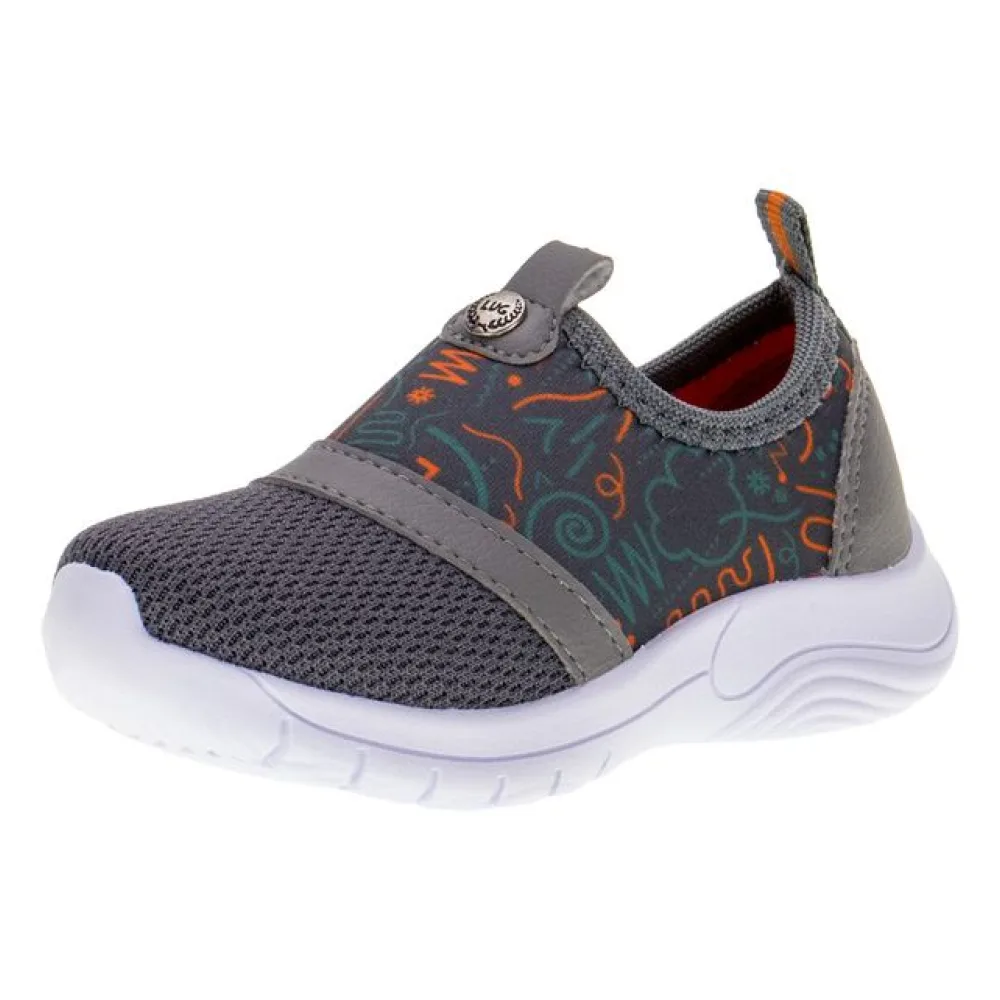 Tênis Infantil Masculino Lugui Baby - 19039 CINZA 21