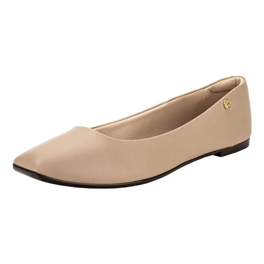 Sapatilha Feminina Flat Moleca 5735215 BEGE 38