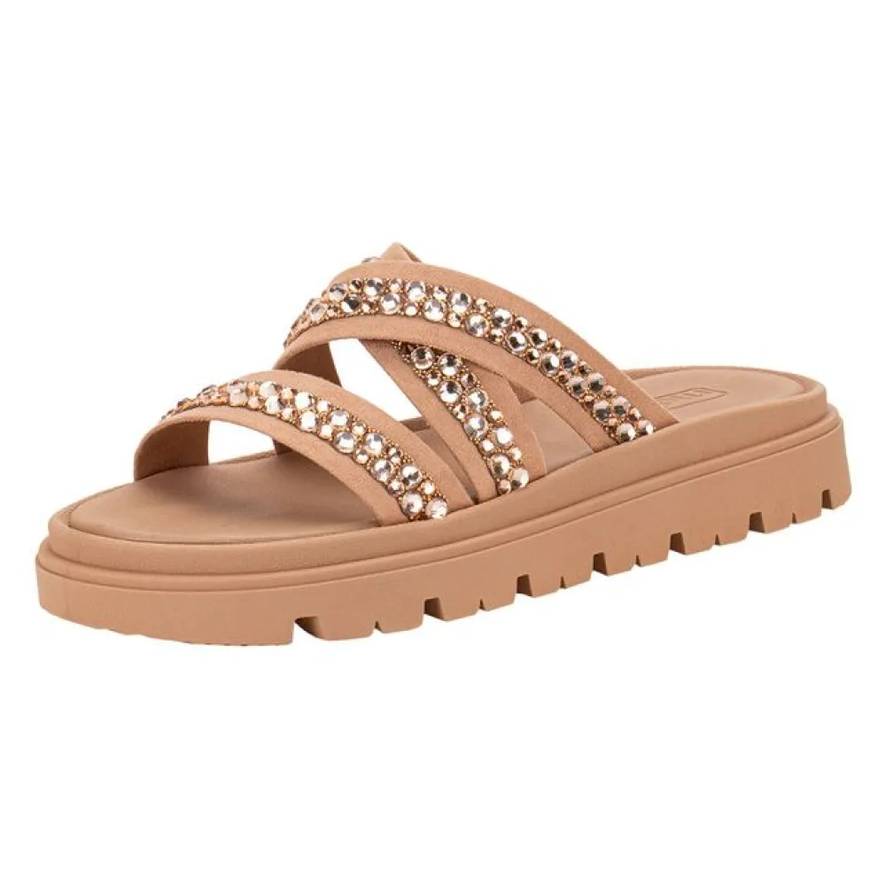 Tamanco Feminino Flat Moleca 5504108 SALMÃO 34