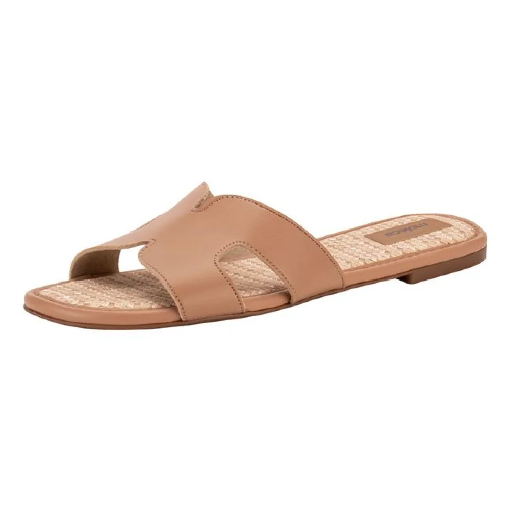 Tamanco Feminino Flat Moleca 5463307 SALMÃO 35