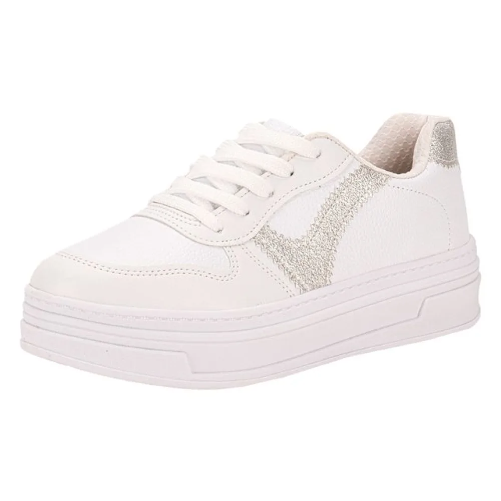 Tênis Feminino Casual Beira Rio 4321103 BRANCO/CINZA 34