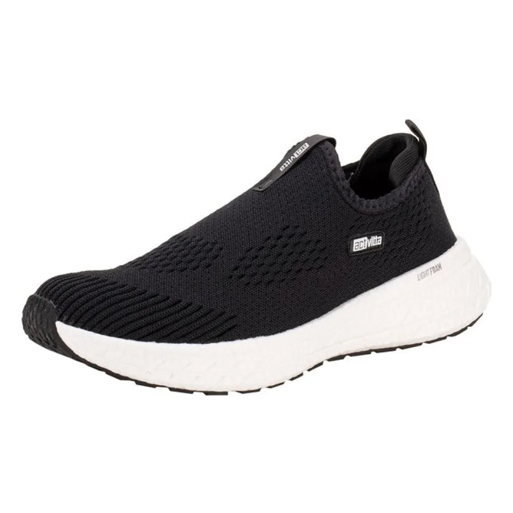 Tênis Feminino Slip On Actvitta 4841103 PRETO 34