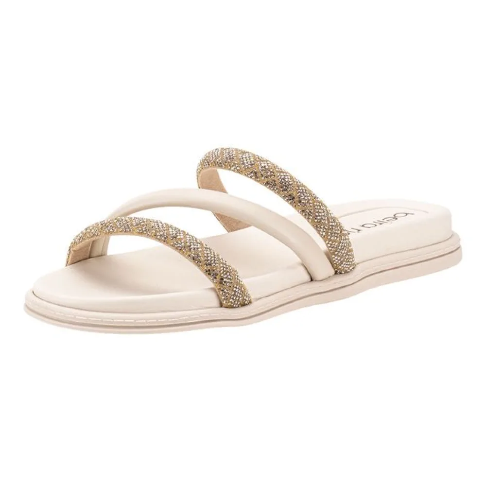 Tamanco Feminino Flat Beira Rio 8488108 MARFIM 34