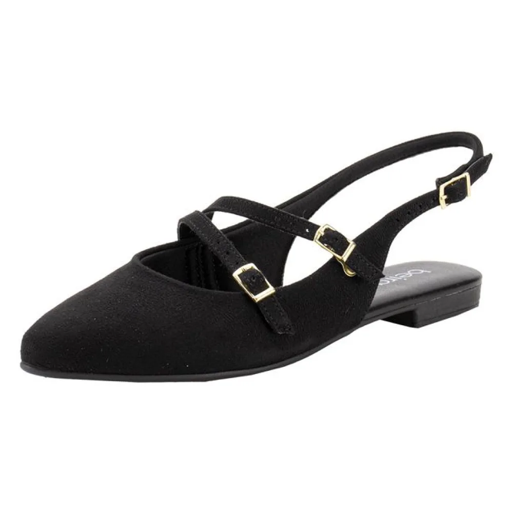 Sapato Feminino Salto Grosso Beira Rio 41341012 PRETO 35