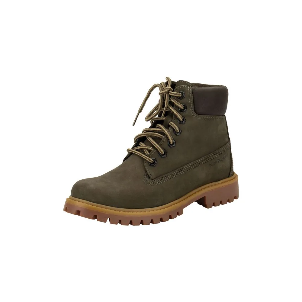 Bota Feminina Coturno Hush Puppies Macboot 0013 OLIVA 37