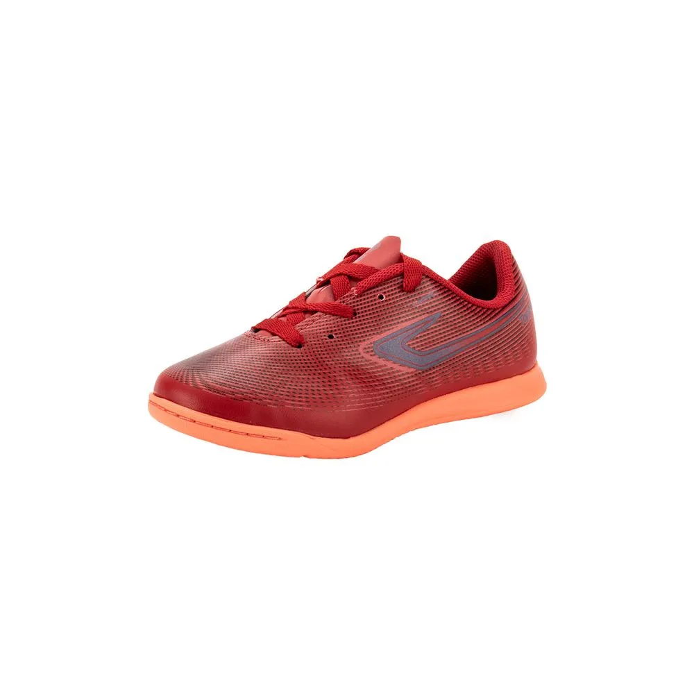 Chuteira Infantil Masculina Slick VI Futsal Topper TP05810 VERMELHO 28