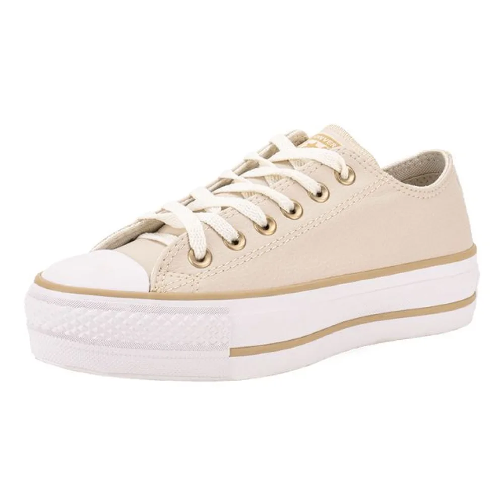 Tênis Chuck Taylor Lift Converse All Star CT0983 BEGE 33