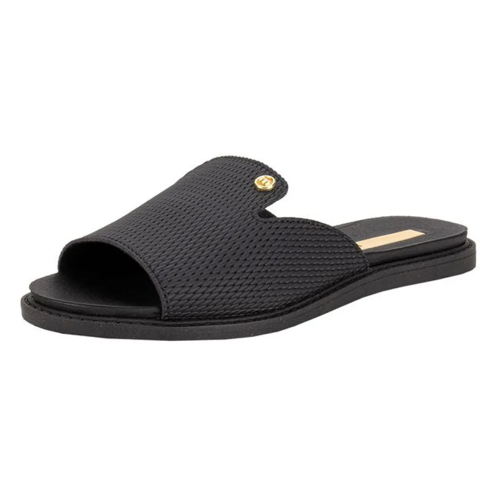 Tamanco Feminino Flat Moleca 5443202 PRETO 34