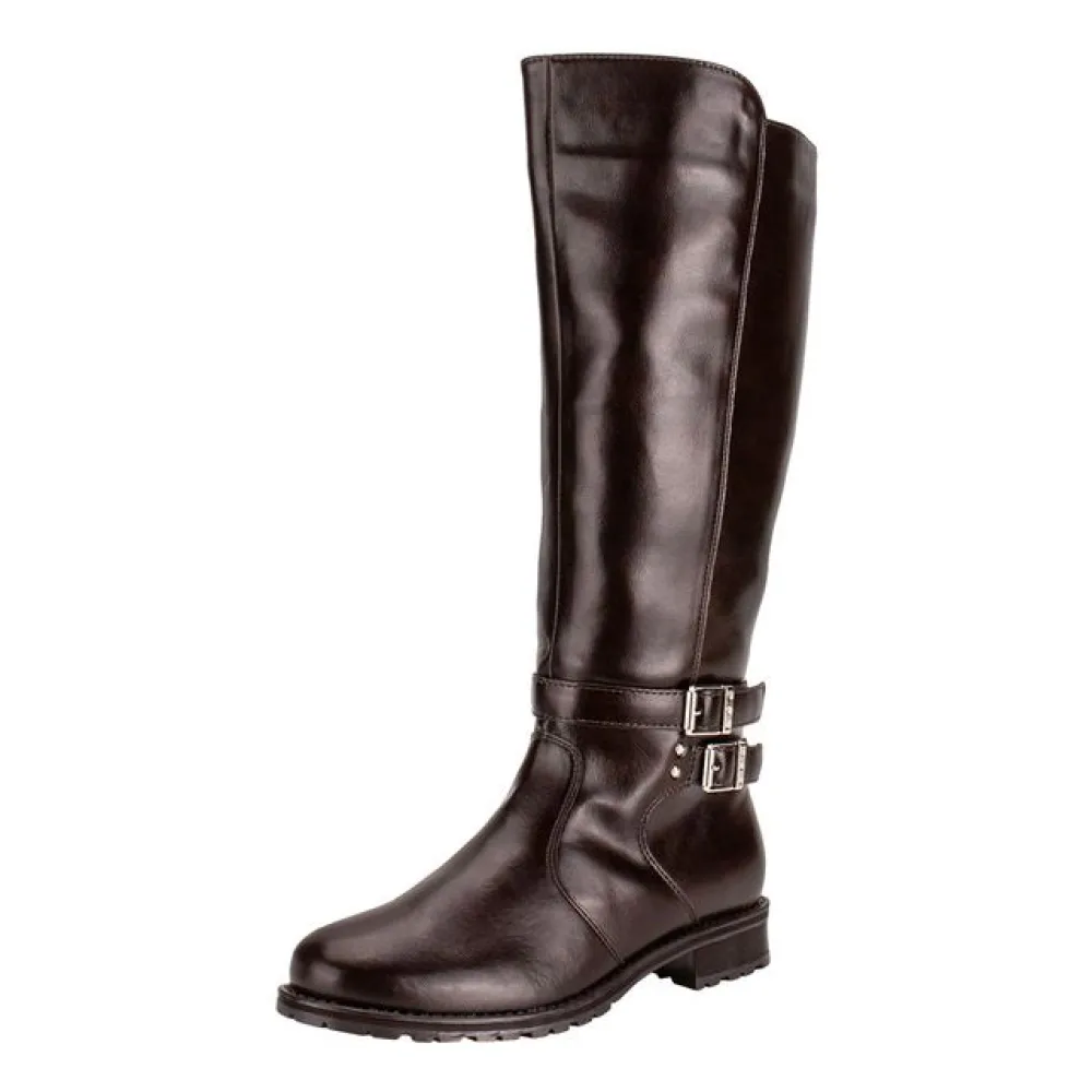 Bota Feminina Cano Alto Mooncity 72128 CAFÉ 34