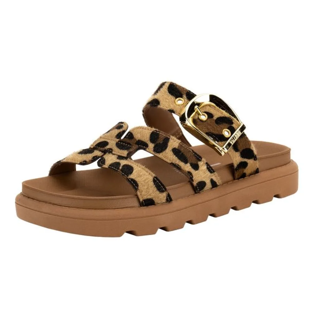 Sandália Feminina Conforto Vizzano 6510110 ONÇA 35
