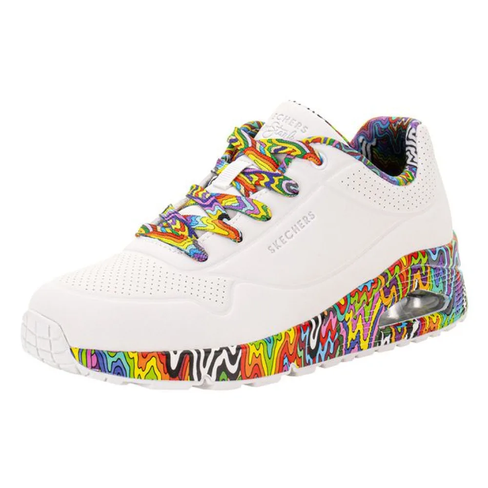 Tênis Feminino Uno Mini Drip Skechers 177959 BRANCO 36