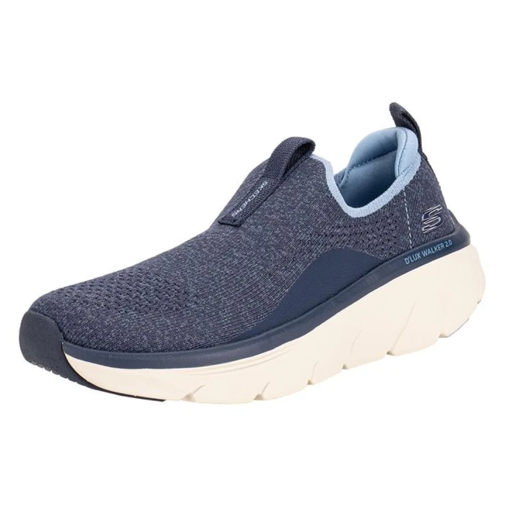 Tênis Feminino Relaxed Fit: D'Lux Walker 2.0 - Bold State Skechers 150092 AZUL 34