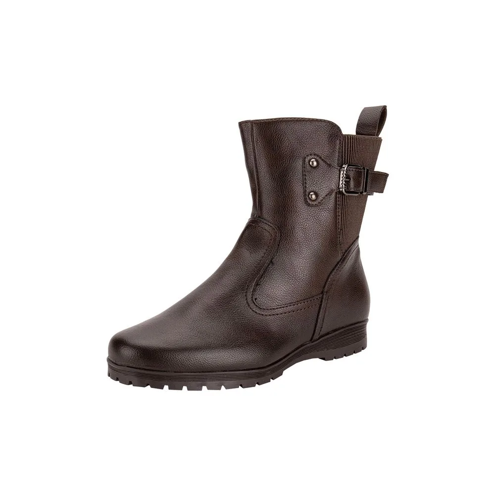 Bota Feminina Cano Baixo Mooncity 71128 CAFÉ 36