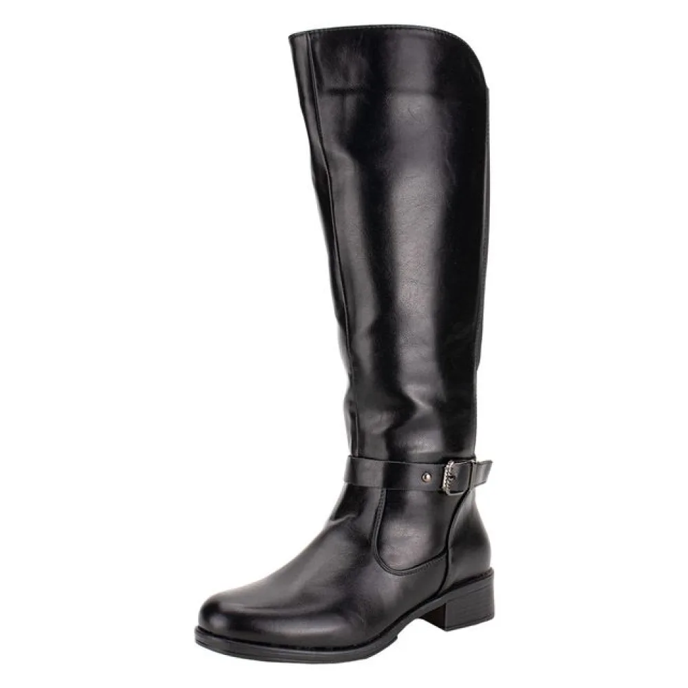 Bota Feminina Cano Alto Mooncity 72372 PRETO 34