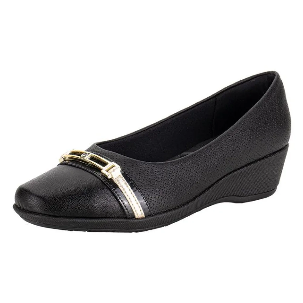 Sapato Feminino Anabela Piccadilly 143228 PRETO 34