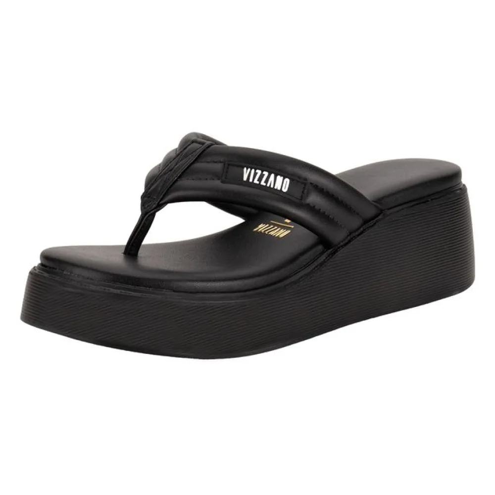Tamanco Feminino Anabela Vizzano 6525105 PRETO 37